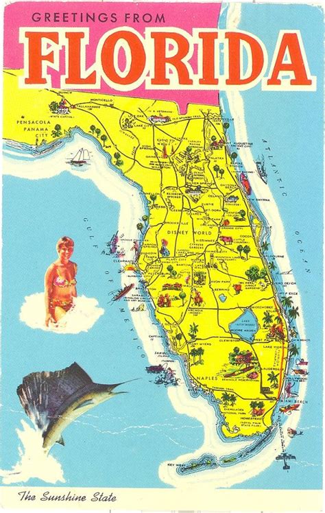 Tourist Map Of Florida Attractions | The Onion (With images) | Florida attractions
