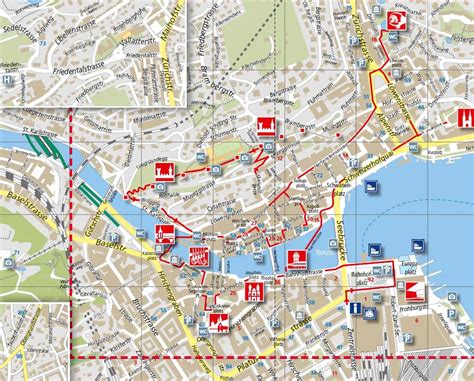 Lucerne Attractions Map