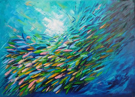 Olga Nikitina - School of Fish For Sale at 1stDibs