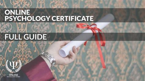 Online Psychology Courses with Certificates - Full Guide 2022 - OPD.com