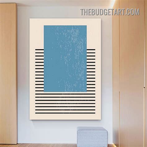 Blue Rectangle - thebudgetart.com