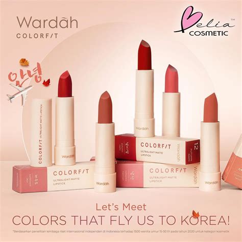 Jual BELIA WARDAH Colorfit Ultralight Matte Lipstick 3.6g | lipstik mate wardah Indonesia|Shopee ...