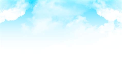 A blue sky with white clouds isloated on transparent background 23208919 PNG