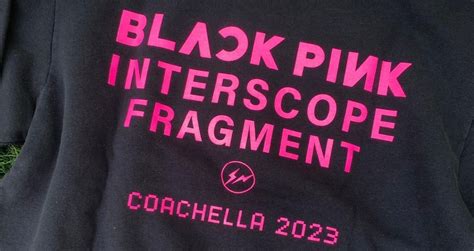 Blackpink and Fragment Design Team Up for Coachella Collaboration Blackpink and Fragment Design ...