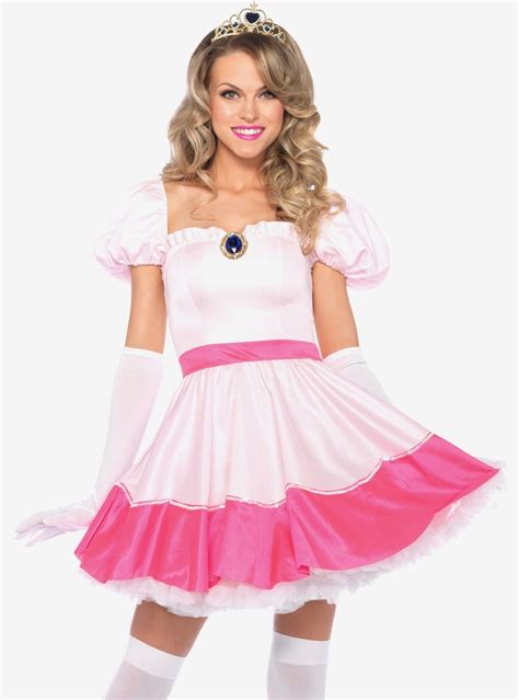 Princess Off The Shoulder Dress | Peach costume, Princess peach costume, Pink princess costume