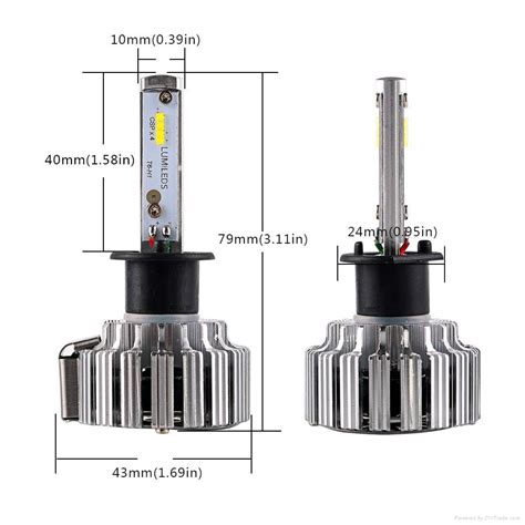 6000K 35W 4500LM Hid Headlight Bulbs Euro Headlights - A333 - Nighteye ...