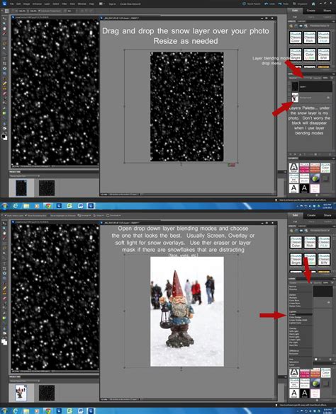 A Little Snow How Photoshop Snow Overlays With 2 Bokeh - Etsy