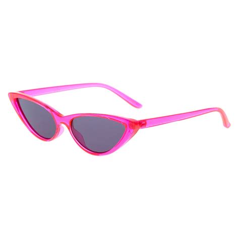 Neon Cat Eye Sunglasses - Pink | Claire's US