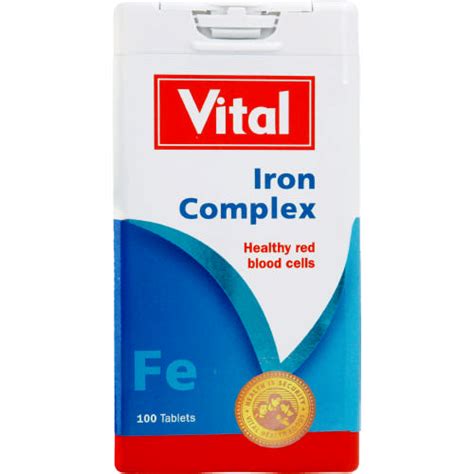 Vital Iron Complex Healthy Red Blood Cells 100 Tablets - Clicks