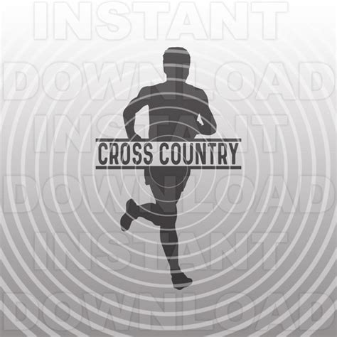 Mens Cross Country Runner SVG Filecross Country Running - Etsy