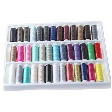 39 colors 402 Sewing Thread Yarn Strong Durable Thread For Sewing Hand Machine Yarn knitting ...