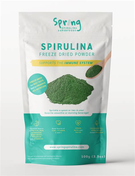 Premium Spirulina DRY POWDER – Spring Spirulina USA