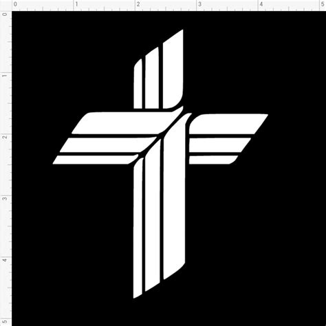 Decal:lcms Cross Lutheran Church Missouri Synod Symbol Vinyl Decal Sticker Outdoor Indoor ...