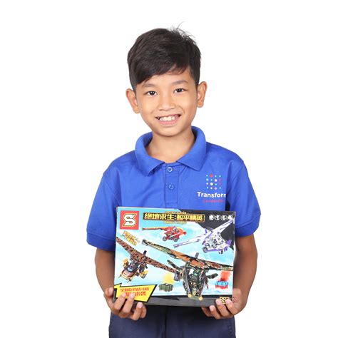 Lego-style Police Helicopter - Transform Cambodia