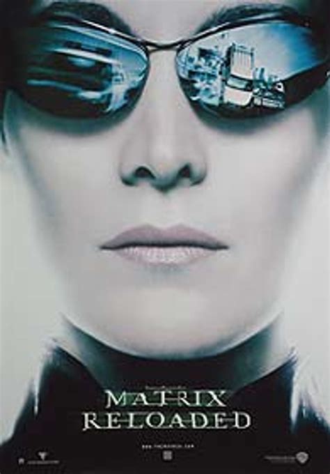 THE MATRIX RELOADED (Advance Reprint Trinity Head) POSTER buy movie posters at Starstills.com ...