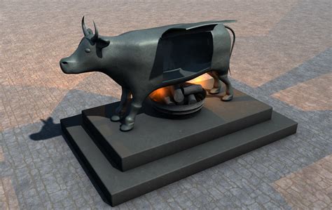 3d brazen bull torture device model