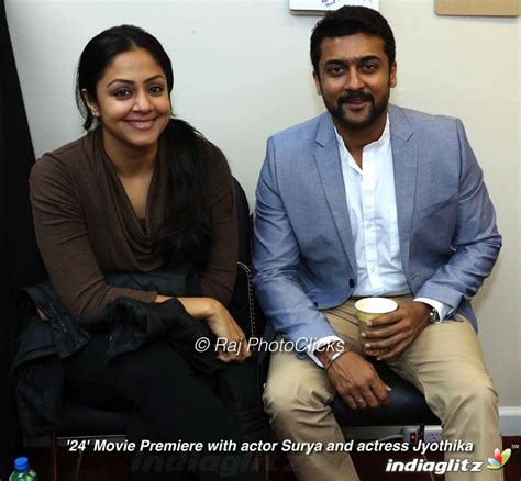 Events - Surya and Jyothika at 24 Movie USA Premier Show Movie Trailer Launch - IndiaGlitz Tamil