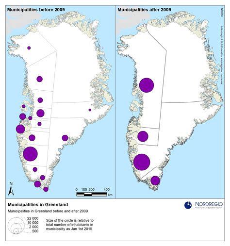 Municipalities in Greenland 2009 | Nordregio