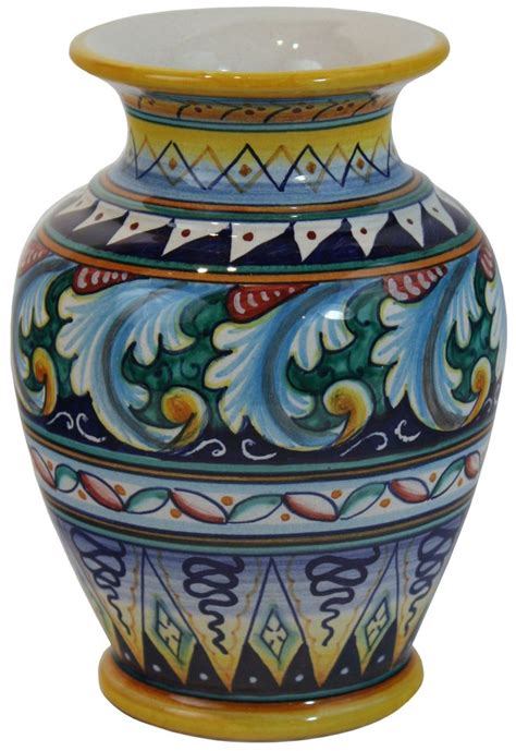 Deruta Italian Ceramic Vase | Deruta ceramics, Deruta italian ceramics ...