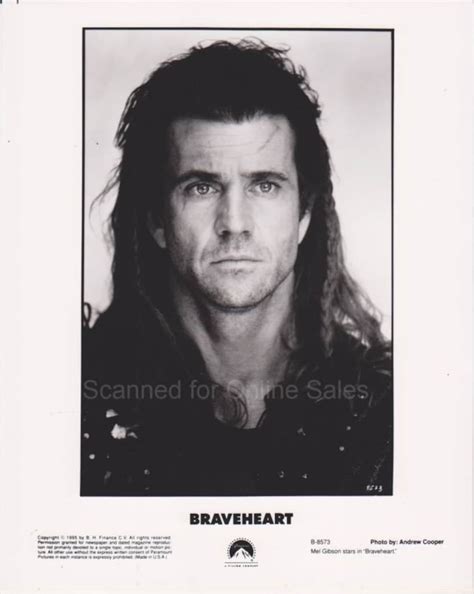 1995 Mel Gibson Braveheart 8x10 Press Photo - Etsy