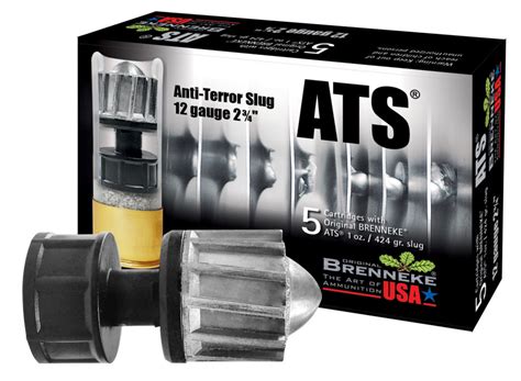 Brenneke SL122MBPM Anti-Terror-Slug 12 Gauge 2.75″ 1 3/8 oz Slug Shot 5 Bx | Accu-Shot