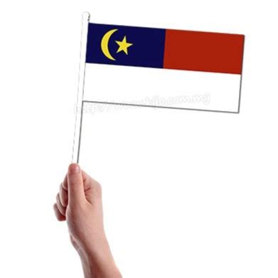 15cm X 30cm Melaka Hand Flag Welcome Flag Bendera Negeri Melaka Malaysia | Shopee Malaysia