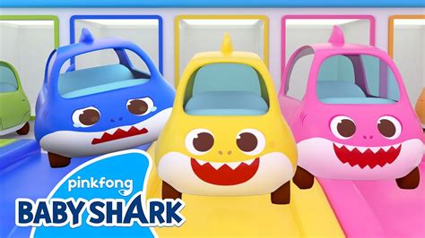 3D Baby Shark Car Family | +Compilation | Learn Colors in 3D | Baby Shark Official - YouTube