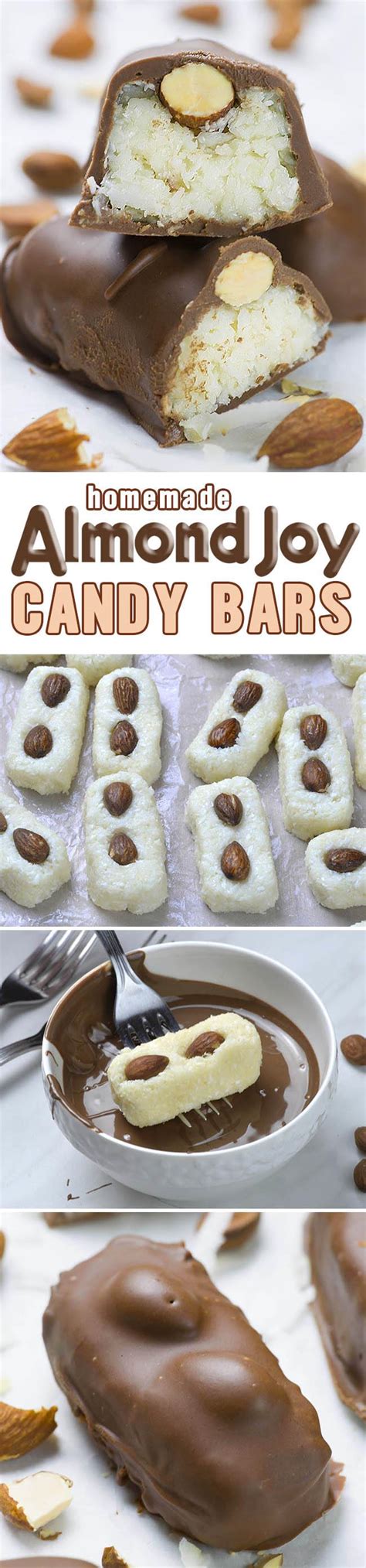 Homemade Almond Joy Candy Bars - OMG Chocolate Desserts