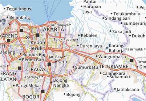 MICHELIN Bekasi Timur map - ViaMichelin