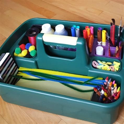 How to Organize a Craft Box for Easy Art Activities with Kids » Preschool Toolkit