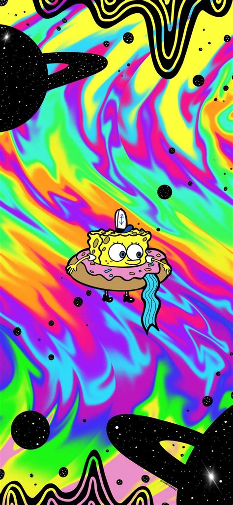 Trippy Spongebob Wallpapers - Wallpaper Cave