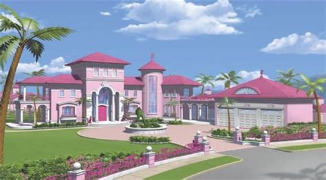 Barbie Mansion Exterior (Dengan gambar) | Arsitektur