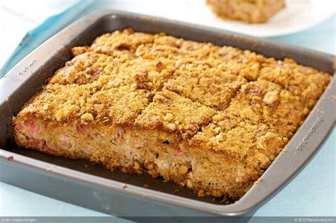 Best Rhubarb Cake Recipe | RecipeLand