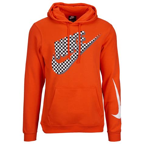 Nike Graphic Hoodie in Orange for Men - Lyst