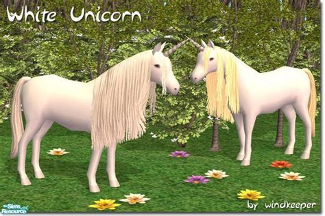 windkeeper's White Unicorn | White unicorn, Pet magic, Sims