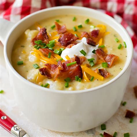 Loaded Potato Soup {with Bacon} - Life Made Simple