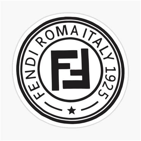 Roma Fendi Stickers | Redbubble