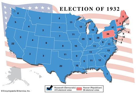 1932 Electoral Map