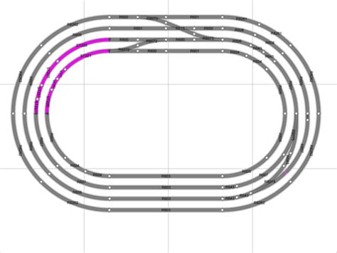 Track geometries for 00-Gauge Hornby SeTrack: Jon's Model Railway