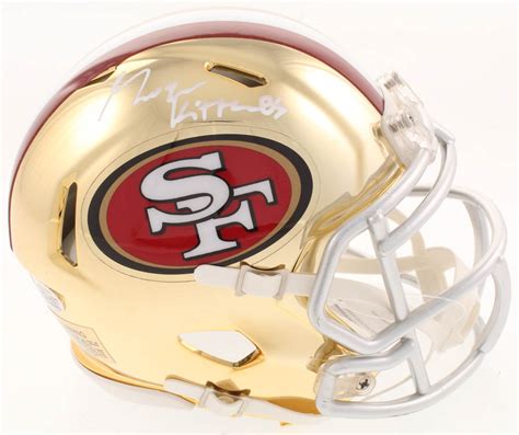 George Kittle Signed 49ers Chrome Mini Speed Helmet (Beckett COA ...