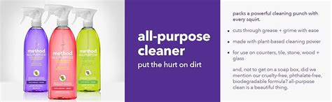 Amazon.com : Method All-Purpose Cleaner Refill, French Lavender, 68 ...