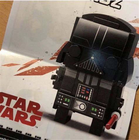 AnJ's Brick Blog: Lego Brickheadz Darth Vader (41619) Image Revealed!