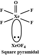 Draw the structure of noble gas compound which is isostructural with IF5 - Chemistry - - 9944355 ...