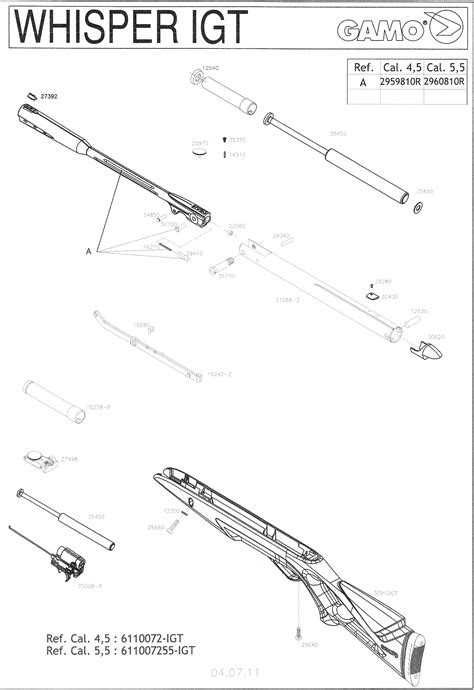 Gamo Air Rifle Parts Diagram - Drivenheisenberg