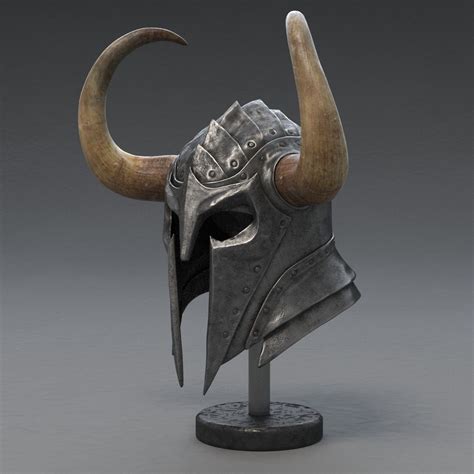 Medieval Knight Helmet Horns