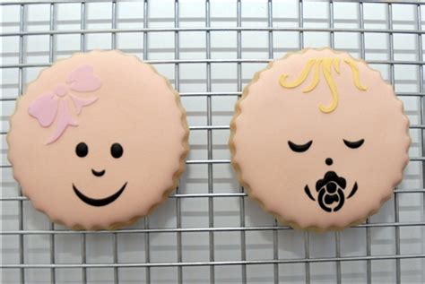 Adorable Baby Face Stencils for Baby Shower Cookies – Confection Couture Stencils