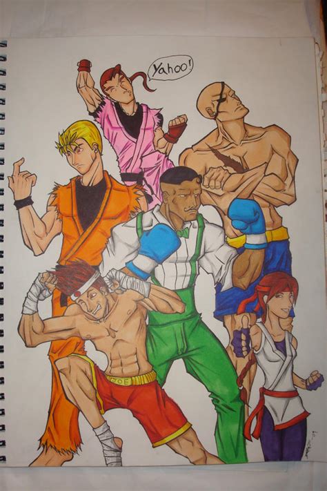 Fighting game characters by DrakeStirLawl on DeviantArt