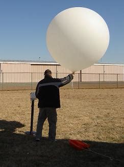 Collecting Meteorological Data by Radiosonde or Weather Balloon