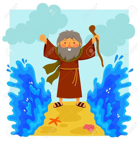 moses parting the red sea clipart 10 free Cliparts | Download images on Clipground 2024