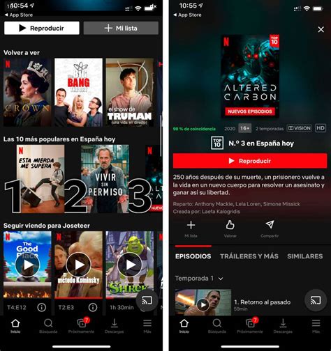 Los ránkings de Netflix llegan a las 'apps' de iPhone y iPad (Android no) | Smart TV | Cinco Días